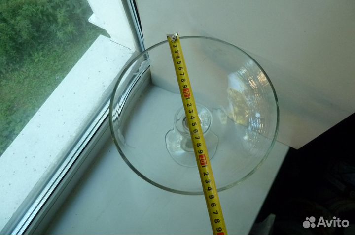 Ваза на ножке. Фруктовница. до 1917-го стекло