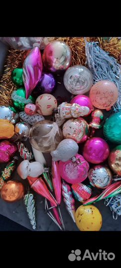 Елочные игрушки СССР