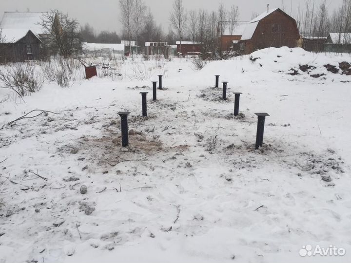 Фундамент винтовые сваи