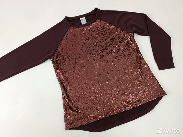 Джемпер с пайетками 46 размер