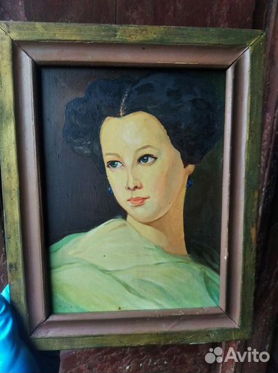 Живопись Картина Масло Портрет Женщины