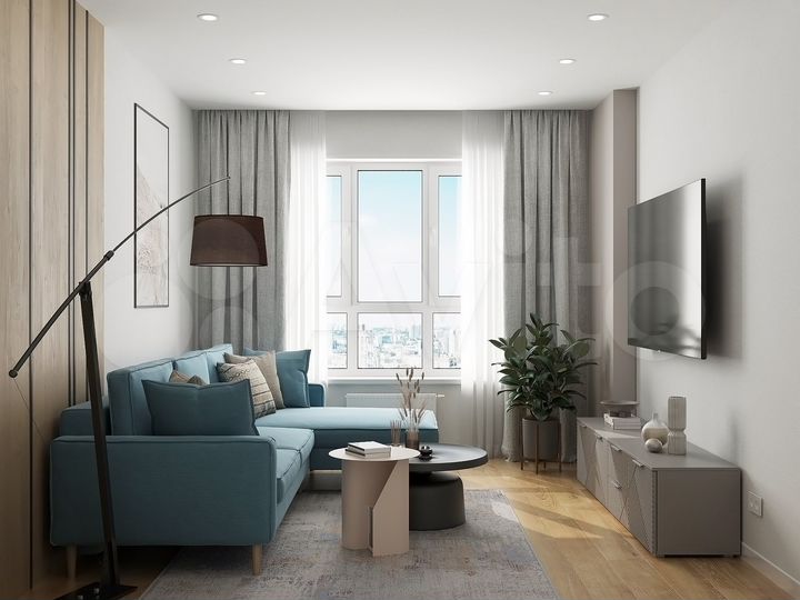 1-к. квартира, 40,2 м², 12/16 эт.