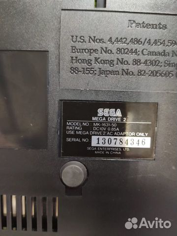 Sega Mega drive 2 оригинальный комплект