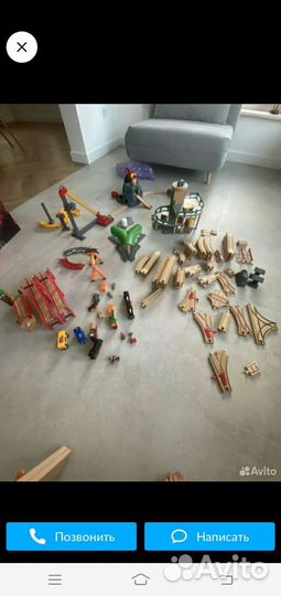 Деревянная железная дорога brio