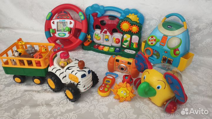 Игрушки фирменные развивающие пакетом