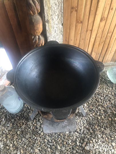 Казан с печкой