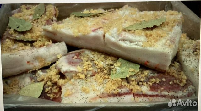 Сало, грудинка (соленые)