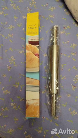 Скалка новая нержавеющая сталь