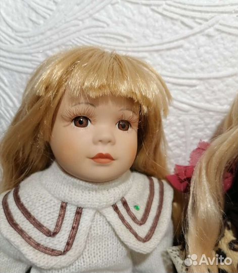 Кукла фарфоровая коллекционная