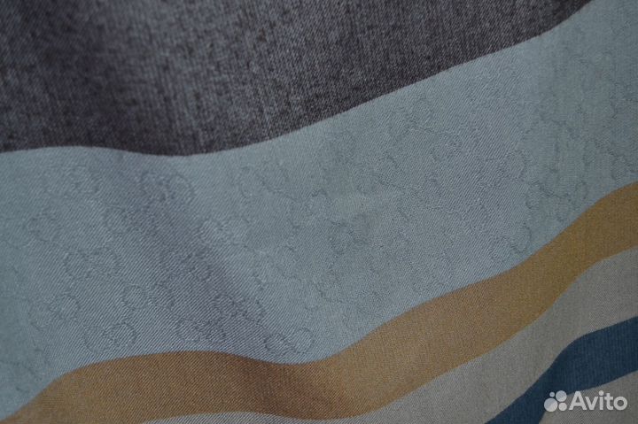 Gucci Шёлк Хлопок Шарф Шаль Монограмма