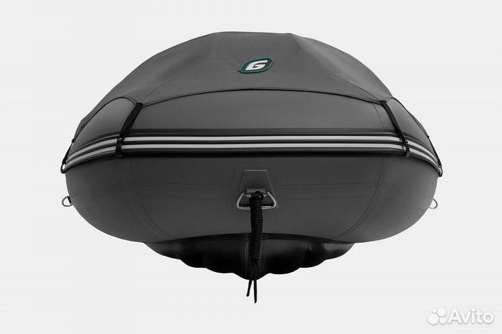 Лодка Gladiator E380PRO Темно-серая