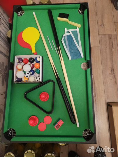 Игровой стол 4 в 1(футбол, теннис, бильярд и тд)