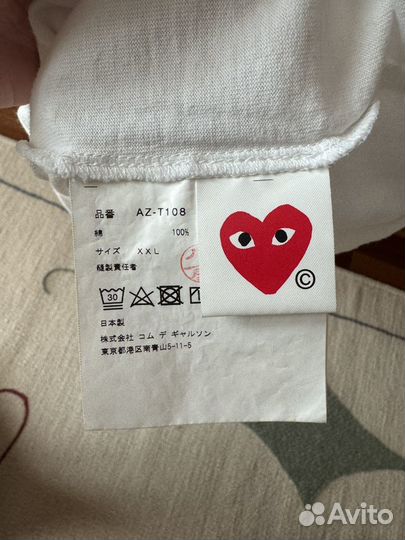 Футболка Comme des Garcons Play (CDG)