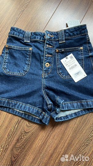 Джинсовые шорты Zara 34 новые