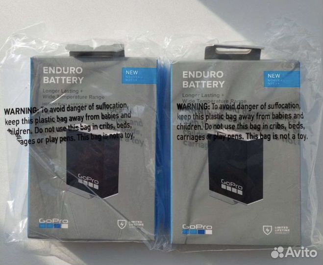 Набор из 2-х аккумуляторов Enduro для gopro 11/10