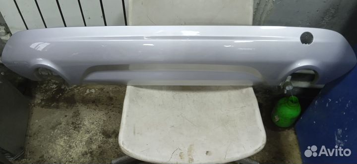 Накладка заднего бампера нижняя Silver / ford Kuga