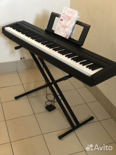 Цифровое пианино yamaha p 45b с подставкой