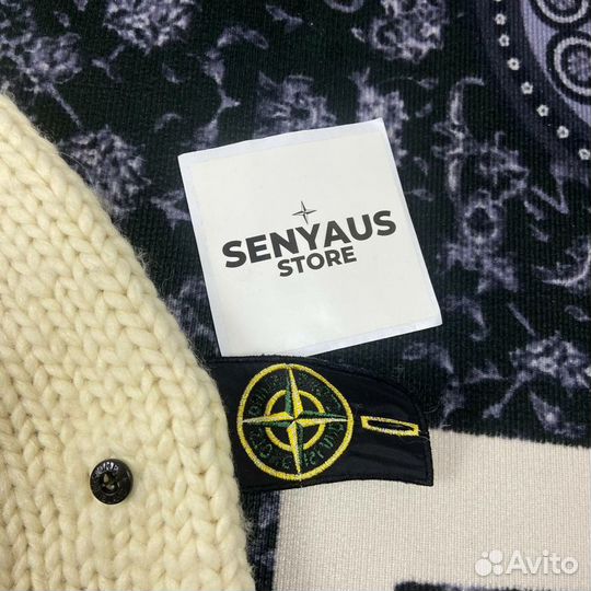 Куртка stone island wool jacket