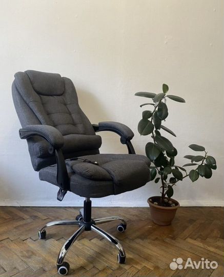 Компьютерное кресло тканевое офисное новое