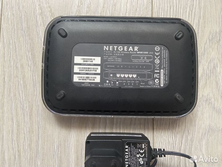 Wi fi роутер Netgear n-150