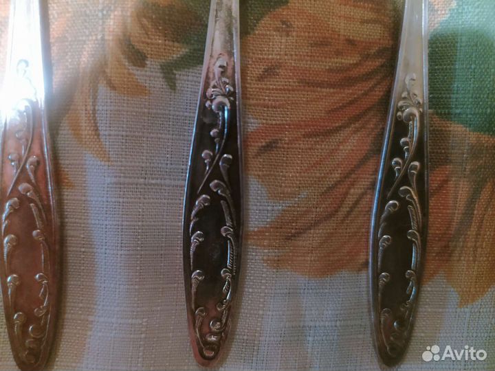 Чайные ложки из мельхиора СССР