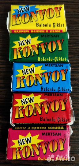 Жевательная резинка Mertsan Konvoy 5