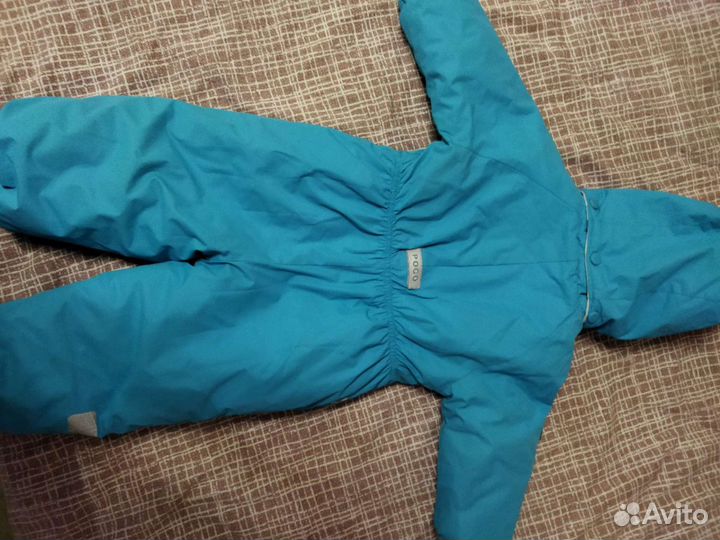 Зимний комбинезон для девочки 74