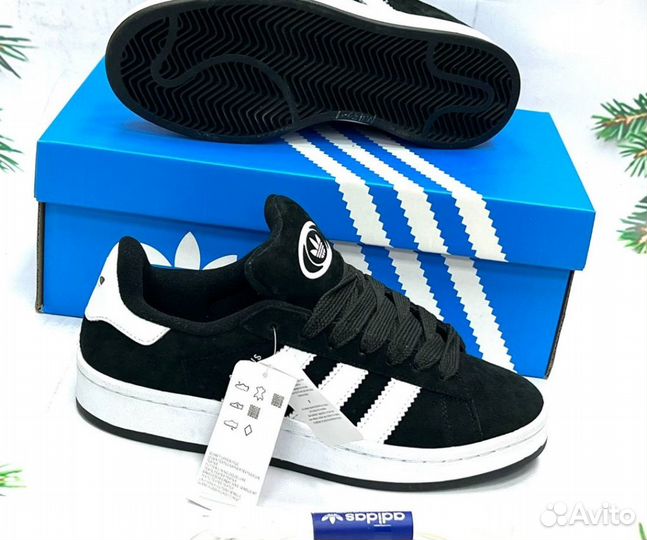 Кроссовки Adidas Campus 00s Black Люкс