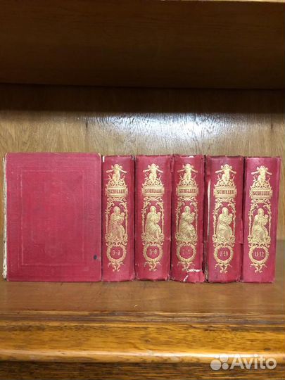 Собрание сочинений Шиллера в 12 томах 1847