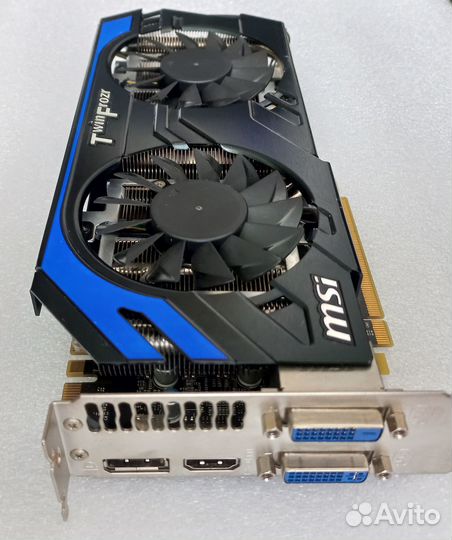 Видеокарта MSI N660Ti PE 2G5D/OC - 2Gb + кабель