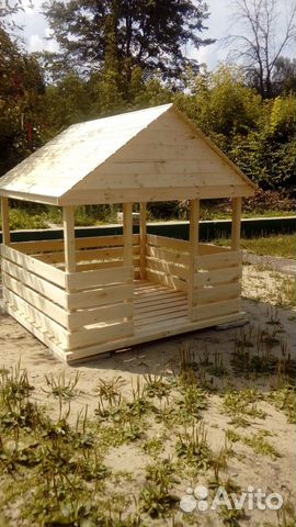 Детский деревянный домик-беседка 150 объявление продам