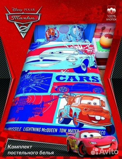 Mona Liza Детское постельное белье Disney, Тачки-2