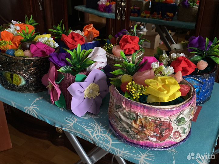Корзина с цветами