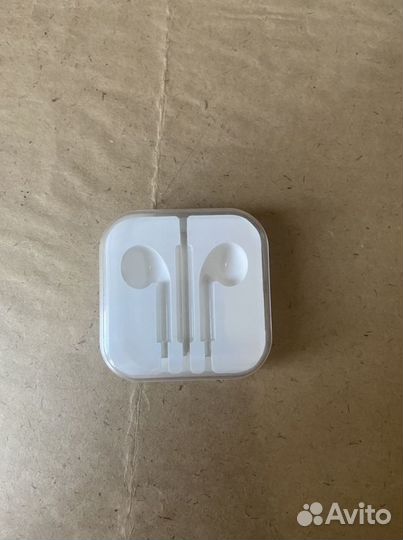 Коробка от наушников айфона оригинал
