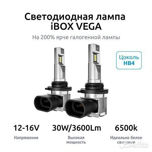 Светодиодные лампы iBOX vega Z1Q26HB4