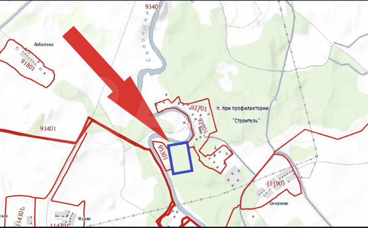 Участок 6,95 га (ИЖС)