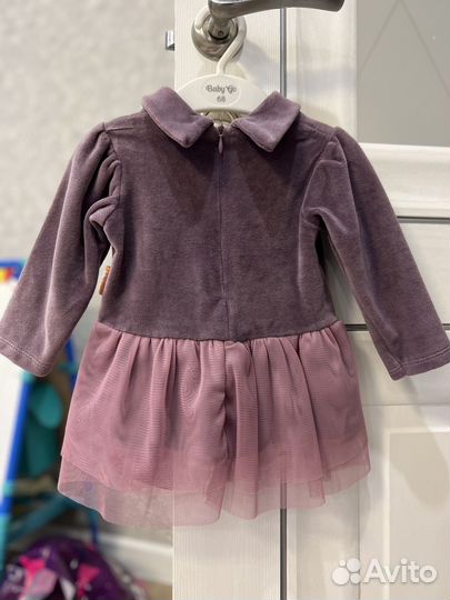 Бархатное платье для девочки