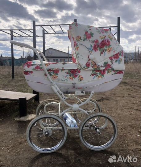 Детская коляска Geoby Florence 2 в 1 wmdl Бежевый