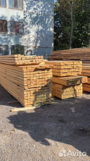 Доска обрезная 25х150х6000мм