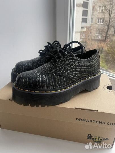 Ботинки Dr. Martens 1461 quad croc