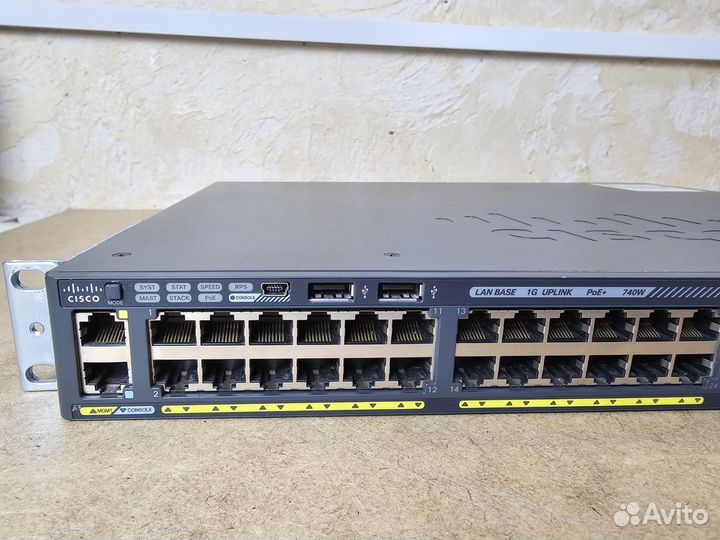 Коммутатор Cisco WS-C2960X-48FPS-L