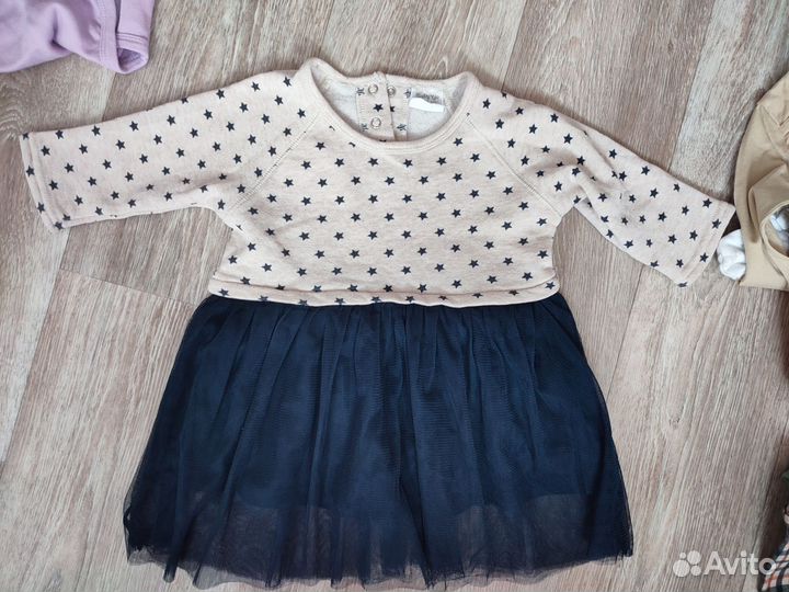 Вещи пакетом для девочки 74-80