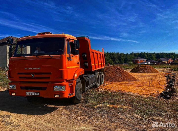 Песок строительный в наличии