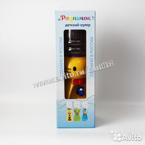 Детский кулер Кошка цвет желтый