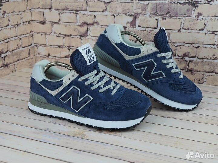 New Balance 574 синий / мужской Премиум качество