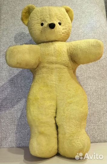 Детская игрушки медведь мишка солома отличный СССР