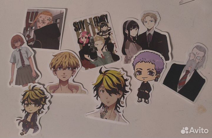 Наклейки аниме