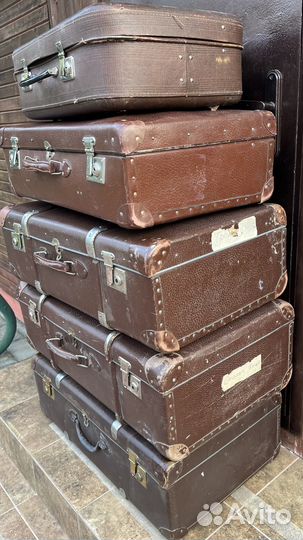 Чемодан ретро винтаж СССР большой 5 шт
