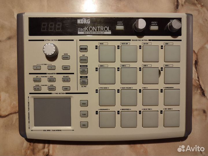 Миди контроллер Korg PadKontrol