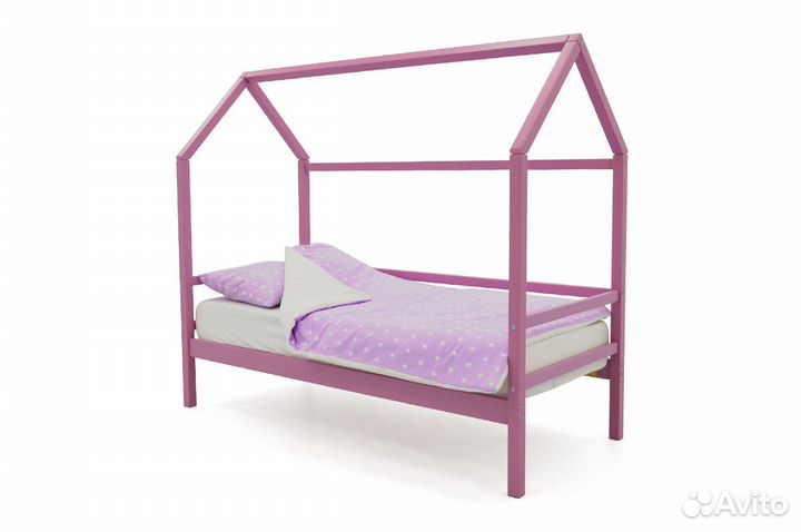 Детская кровать-домик из массива